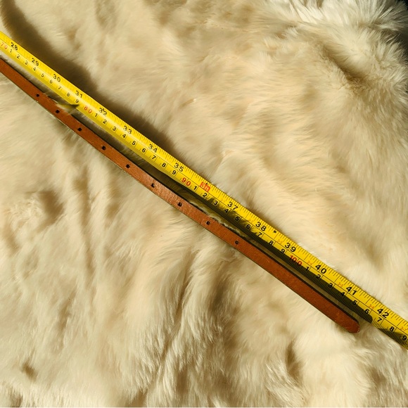 Free People Inversed Genuine Leather Skinny-Skinny Long Green Suede Belts - Picture 8 of 15